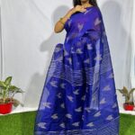 Cotton Silk Handloom Beki Buti Saree With B.P.