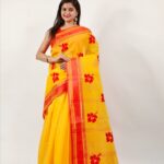 Joba Embroydary Handloom Saree