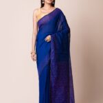 Cotton Silk Kathi Sequence Saree With B.P.
