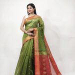 Cotton Silk Nimki Buti Saree With B.P.