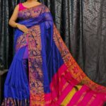 Handloom Copper Jori Meena Saree With B.P.
