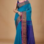 Cotton Silk Joba Copper Jori Handloom Saree With B.P.