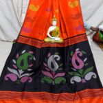 Cotton Silk Mango Buti Handloom Saree With B.P.