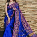 Cotton Silk Copper Jori Golap Handloom Saree With B.P.
