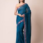 Pure Khadi All Body  Sequence Saree With B.P.