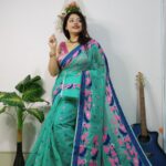 Handloom Jamdani Saree With B.P.