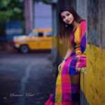 Cotton Check Saree With B.P.