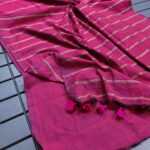 Siko Khadi Cotton Allover Stype Saree With Running B.P.