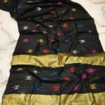 Cotton Silk STAR Buti Handloom Saree With B.P.