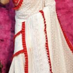 Chikankari Rafal Hakuba Saree Without B.P.