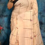 Mul Cotton Stype & Embroidery Saree Without B.P.