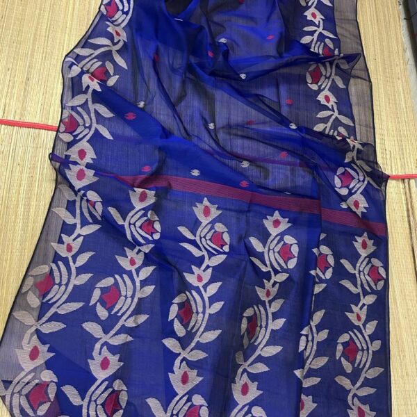 New Best Quality Poddo Lota  Moslin Saree With B.P.