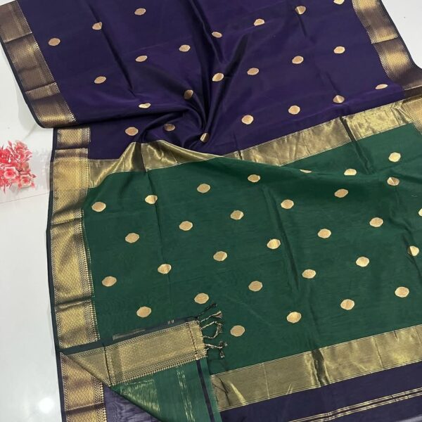 Maheshwari Cotton Silk Saree With B.P.