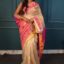 All Over Moslin Jamdani Saree with Hand Aari Kardana Work