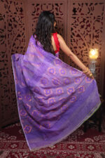 New Allover Chakro Jamdani Saree With B.P. - Image 2