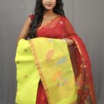 Allover Moslin Bird Pallu Saree With B.P.