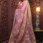 Trivuj Jamdani Saree With Blouse Piece