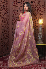 Trivuj Jamdani Saree With Blouse Piece